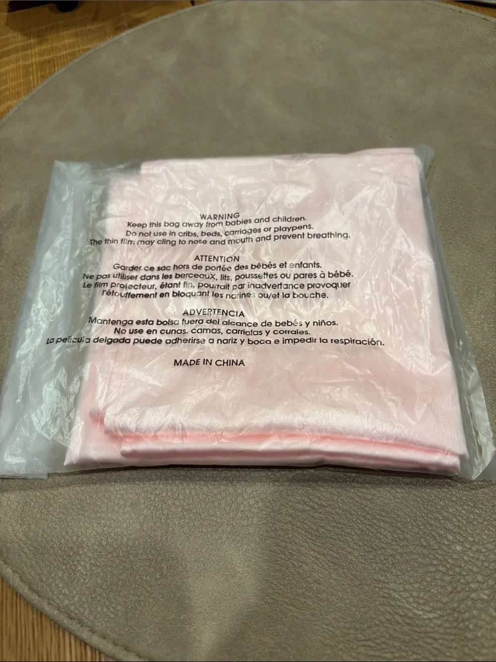 MOD by Ariana Grande Light Pink Bandana Scarf